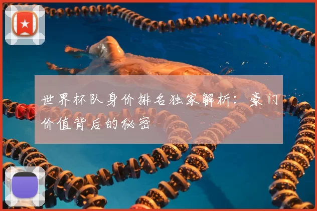 世界杯队身价排名独家解析:豪门价值背后的秘密